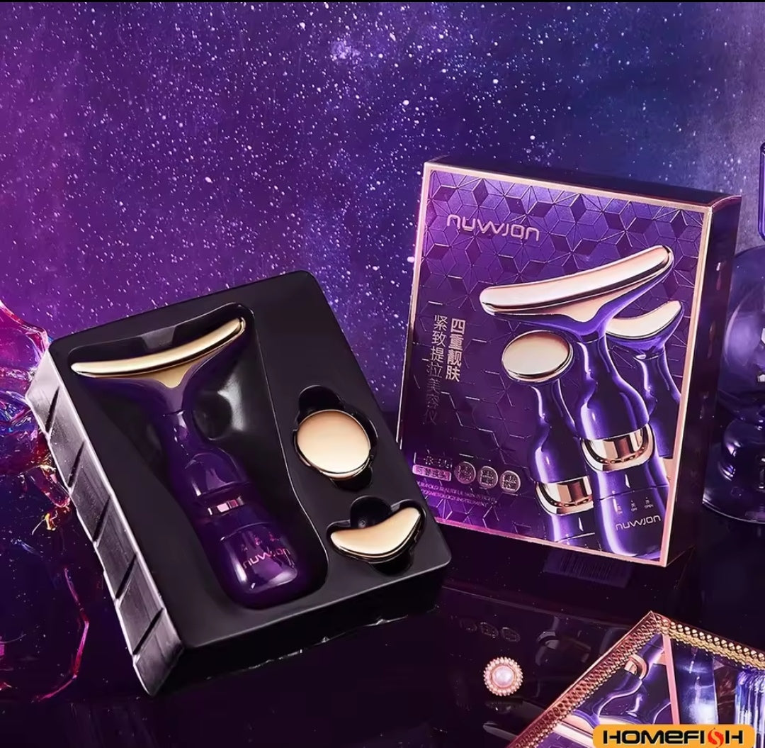 DERMALUX masseur visage & cou électrique