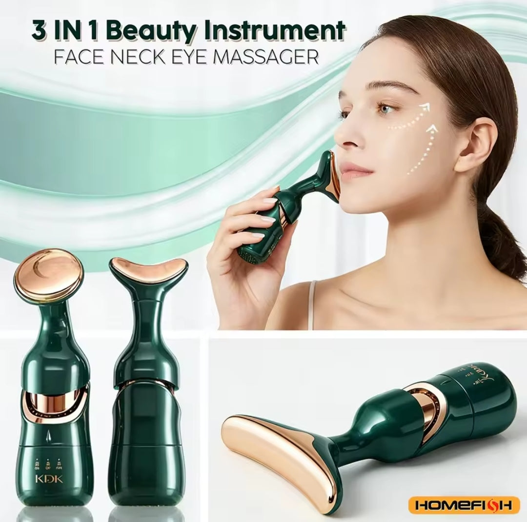 DERMALUX masseur visage & cou électrique